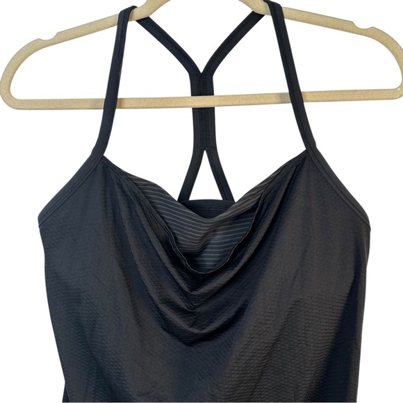 Lululemon Run Free Tank Size 6 Heathered Black Swan Racerback Lightweight NWT - Picture 6 of 15